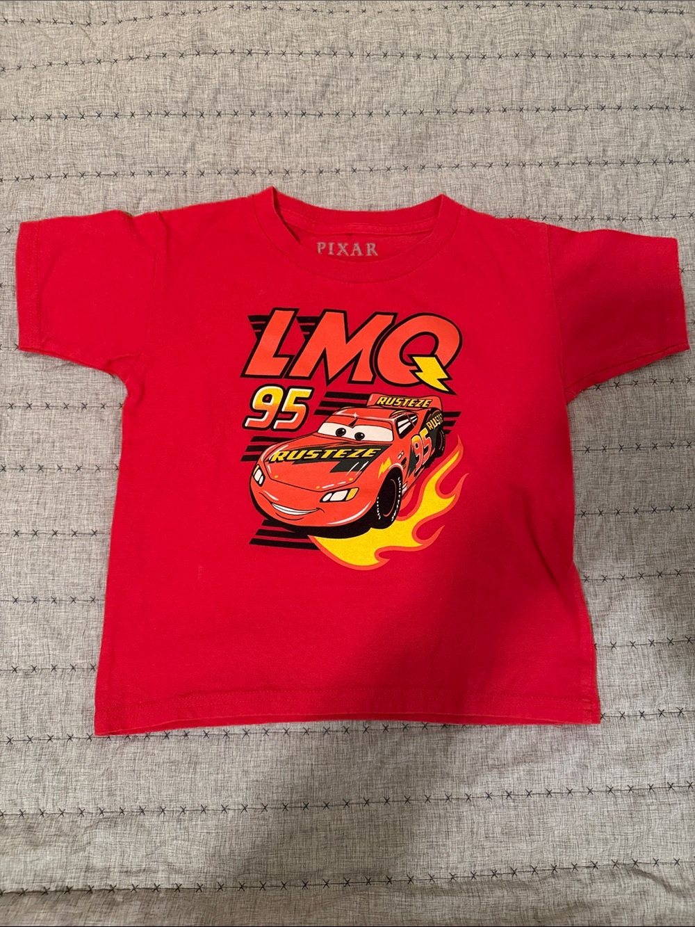Pixar Red Lightning McQueen Long Sleeve Tee for Kids